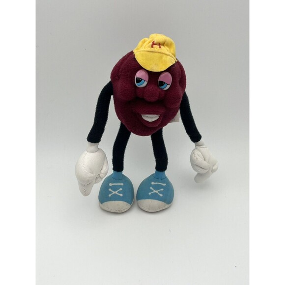 Vintage California Raisins 1988 Poseable Plush Toy Figures Applause Lot of 3 - Picture 3 of 8